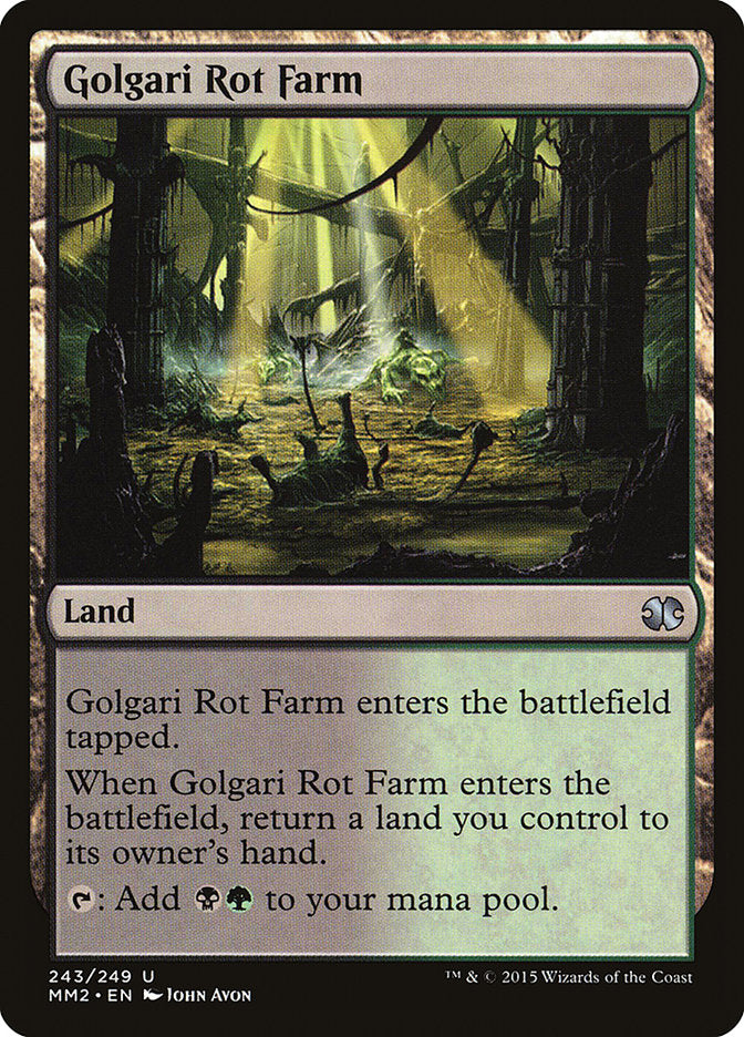 Golgari Rot Farm [Modern Masters 2015] | Anubis Games and Hobby