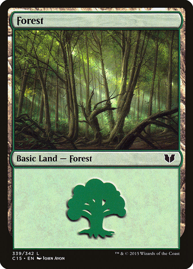 Forest (339) [Commander 2015] | Anubis Games and Hobby