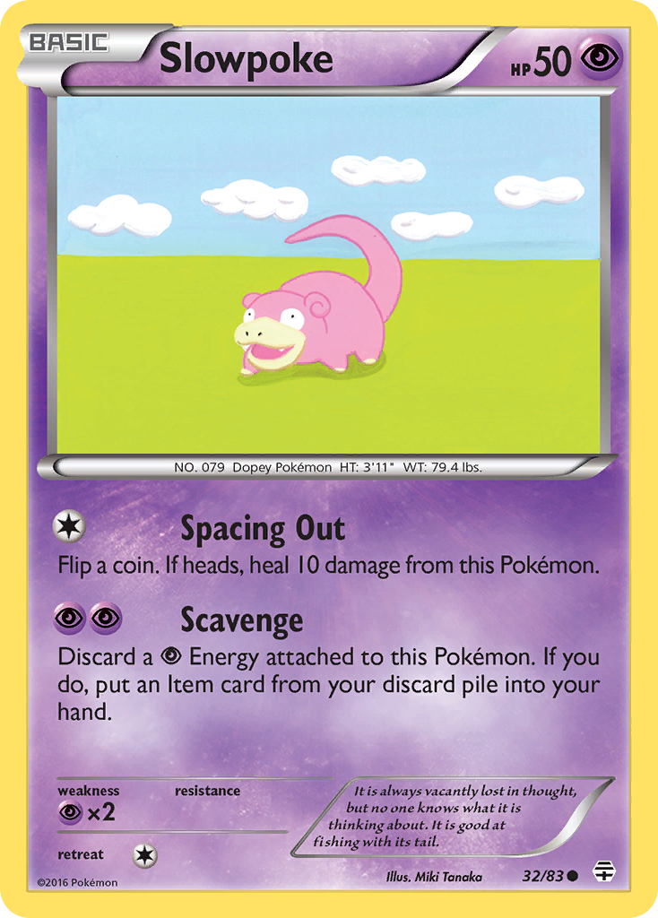 Slowpoke (32/83) [XY: Generations] | Anubis Games and Hobby