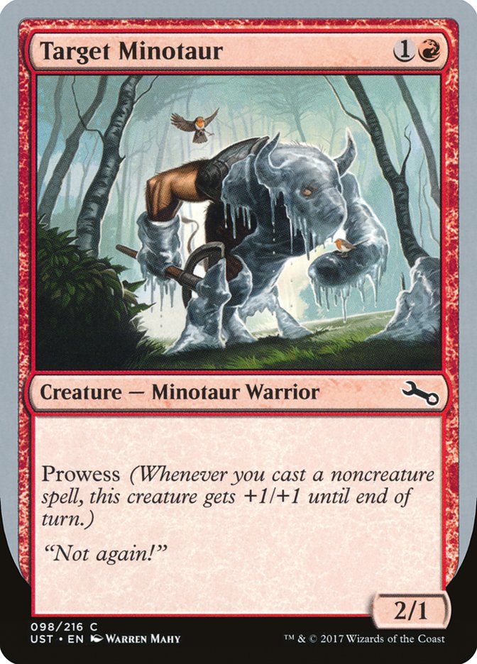 Target Minotaur (Ice Art) [Unstable] | Anubis Games and Hobby