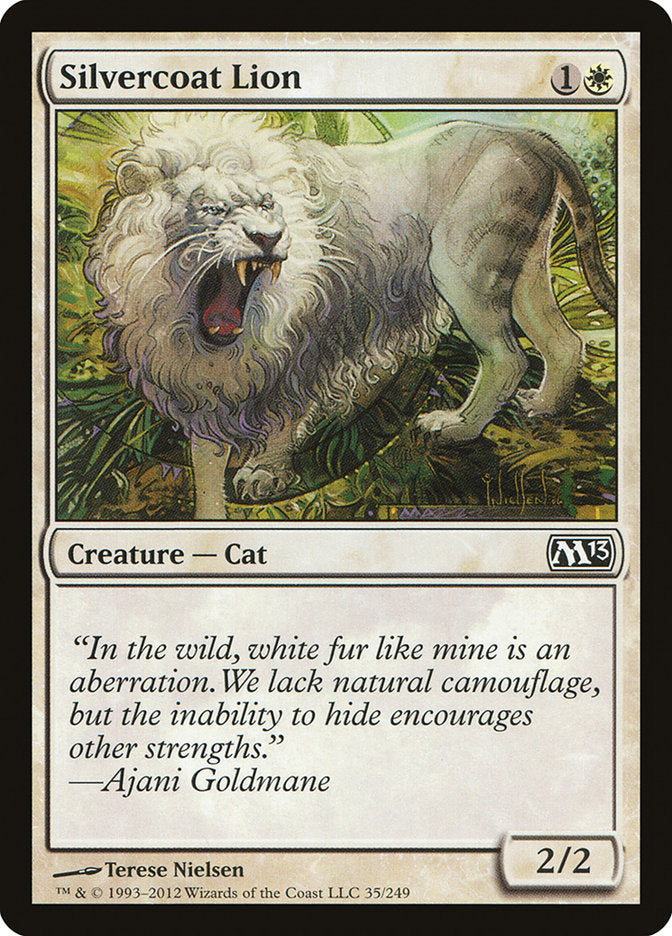 Silvercoat Lion [Magic 2013] | Anubis Games and Hobby