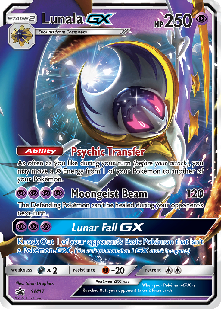 Lunala GX (SM17) [Sun & Moon: Black Star Promos] | Anubis Games and Hobby