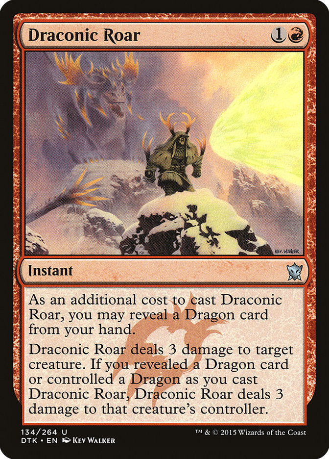 Draconic Roar [Dragons of Tarkir] | Anubis Games and Hobby