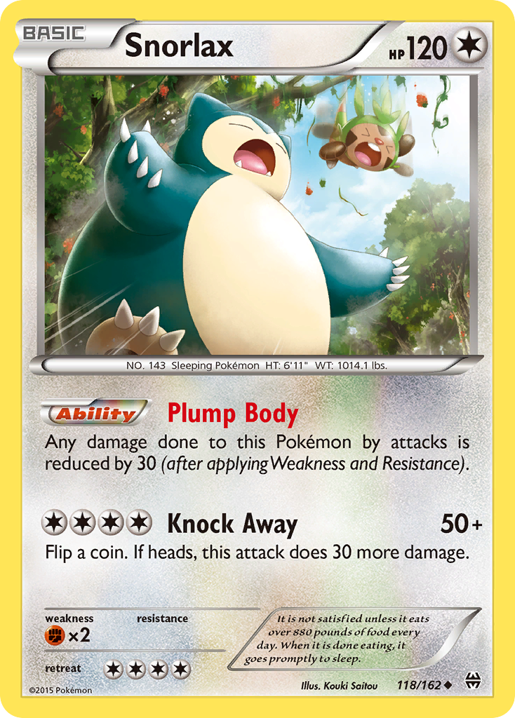 Snorlax (118/162) [XY: BREAKthrough] | Anubis Games and Hobby