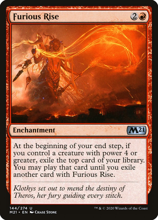 Furious Rise [Core Set 2021] | Anubis Games and Hobby