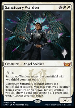 Sanctuary Warden (Promo Pack) [Streets of New Capenna Promos] | Anubis Games and Hobby