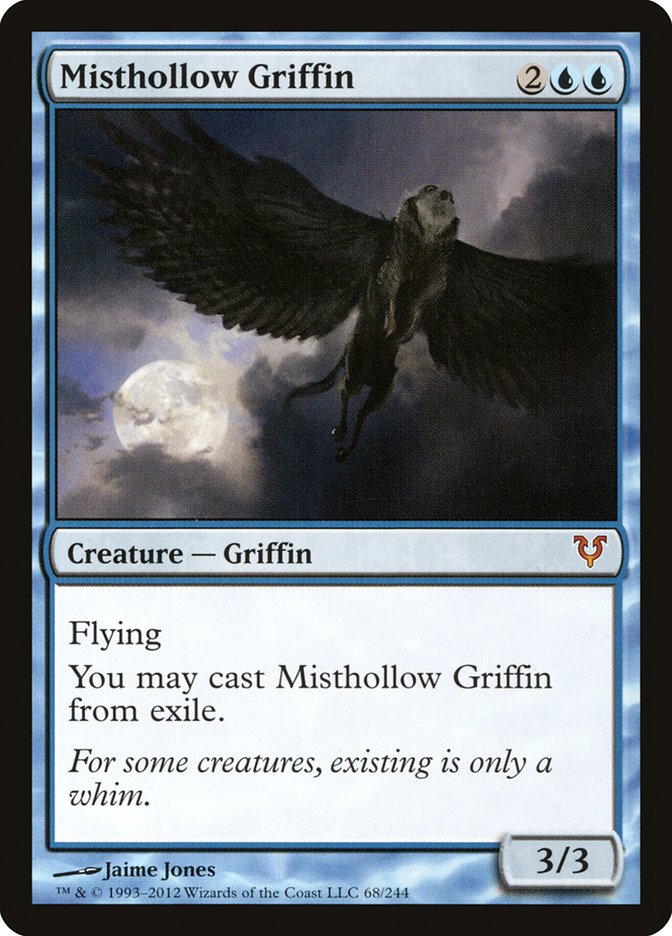 Misthollow Griffin [Avacyn Restored] | Anubis Games and Hobby