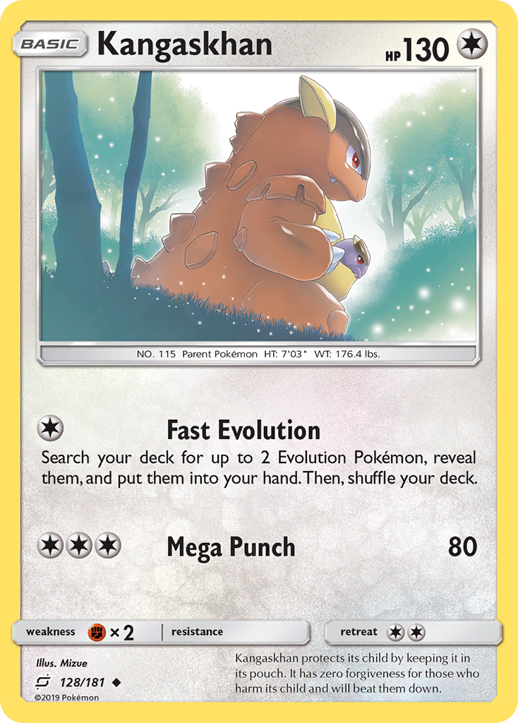 Kangaskhan (128/181) [Sun & Moon: Team Up] | Anubis Games and Hobby