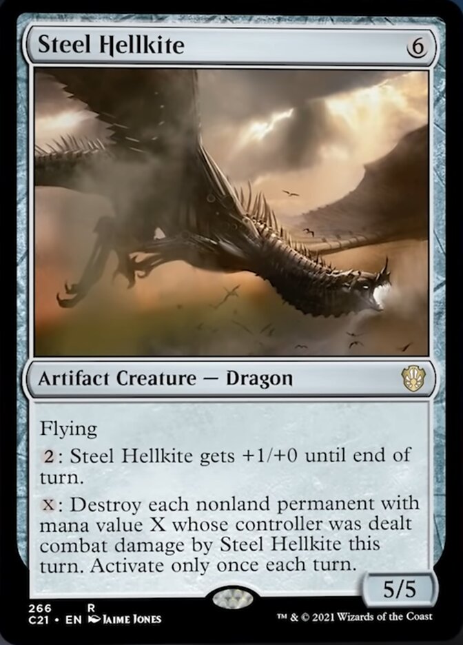 Steel Hellkite [Commander 2021] | Anubis Games and Hobby