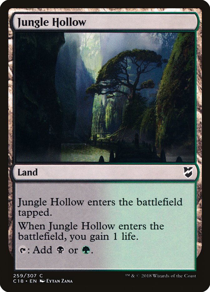 Jungle Hollow [Commander 2018] | Anubis Games and Hobby