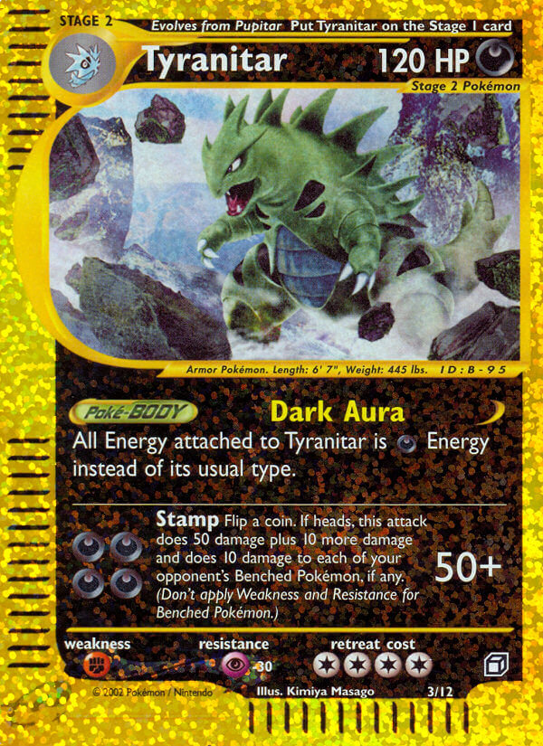 Tyranitar (3/12) [Box Topper] | Anubis Games and Hobby