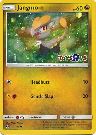 Jangmo o (75/111) (Toys R Us Promo) [Sun & Moon: Crimson Invasion] | Anubis Games and Hobby