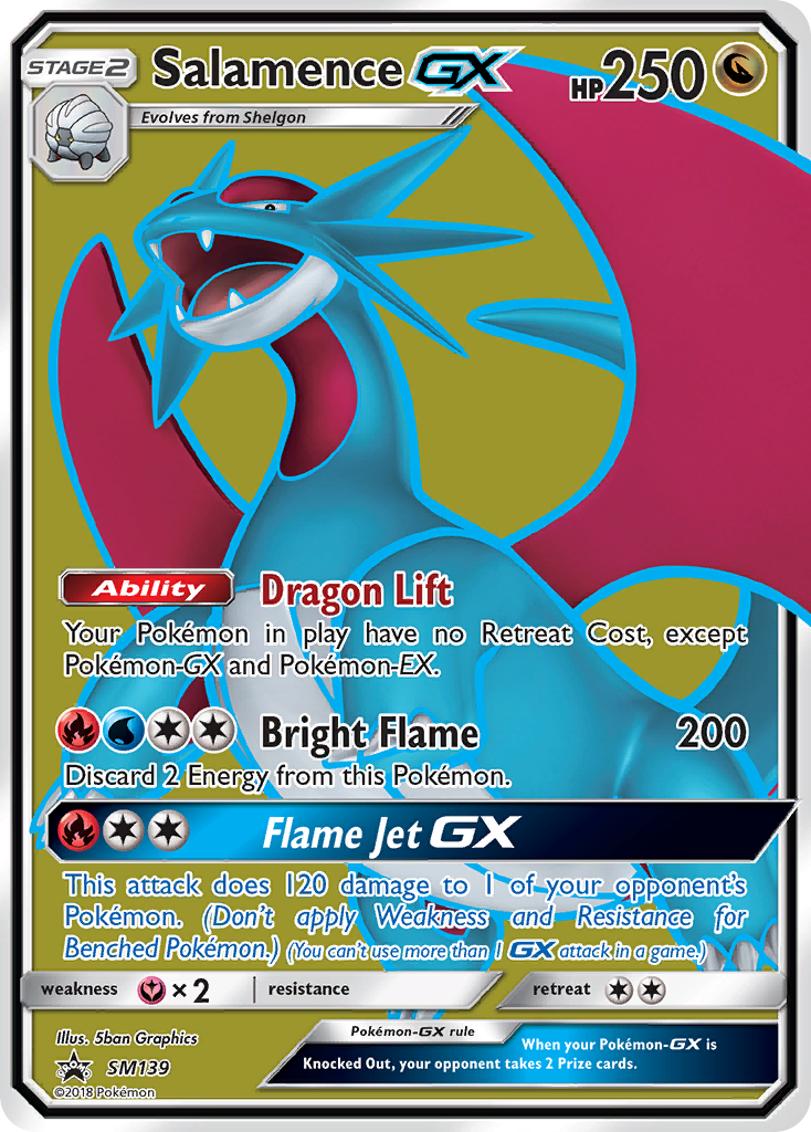 Salamence GX (SM139) [Sun & Moon: Black Star Promos] | Anubis Games and Hobby