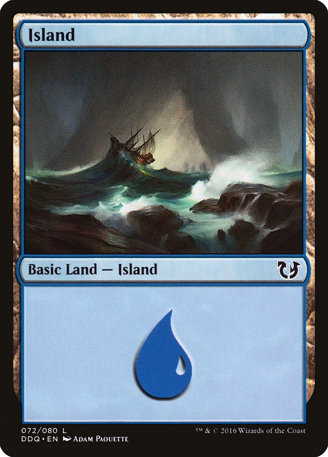 Island (72) [Duel Decks: Blessed vs. Cursed] | Anubis Games and Hobby