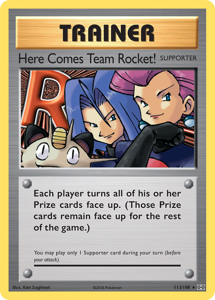 Here Comes Team Rocket! (113/108) [XY: Evolutions] | Anubis Games and Hobby