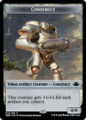 Elephant // Construct Double-Sided Token [Dominaria Remastered Tokens] | Anubis Games and Hobby