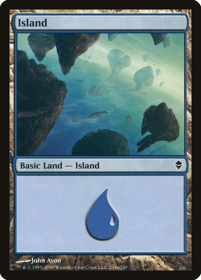 Island (234a) [Zendikar] | Anubis Games and Hobby