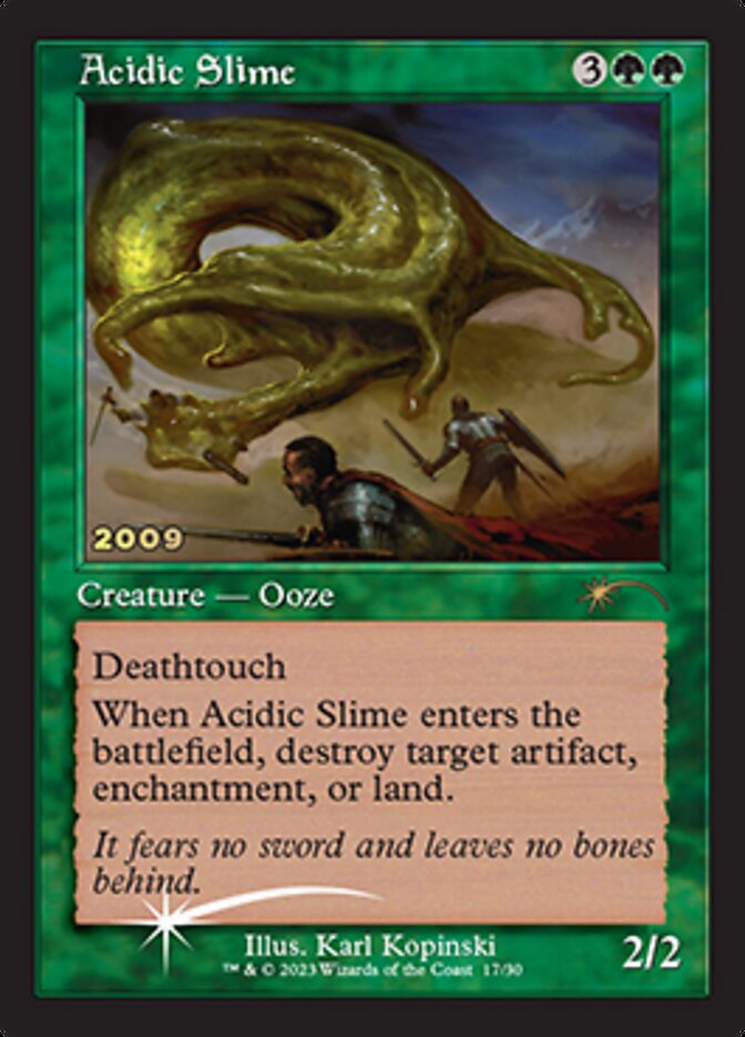 Acidic Slime [30th Anniversary Promos] | Anubis Games and Hobby