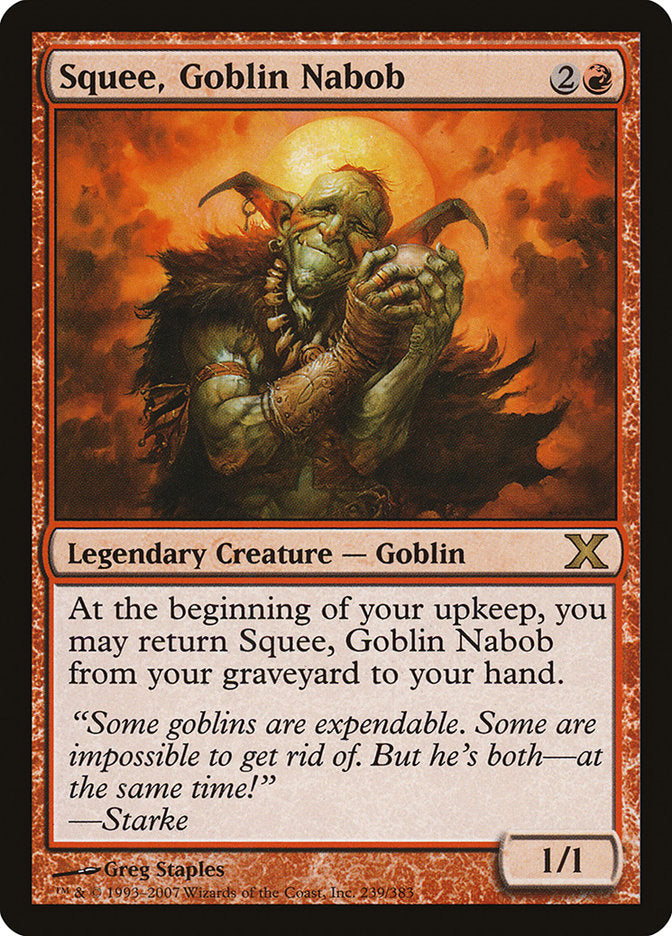 Squee, Goblin Nabob [Tenth Edition] | Anubis Games and Hobby