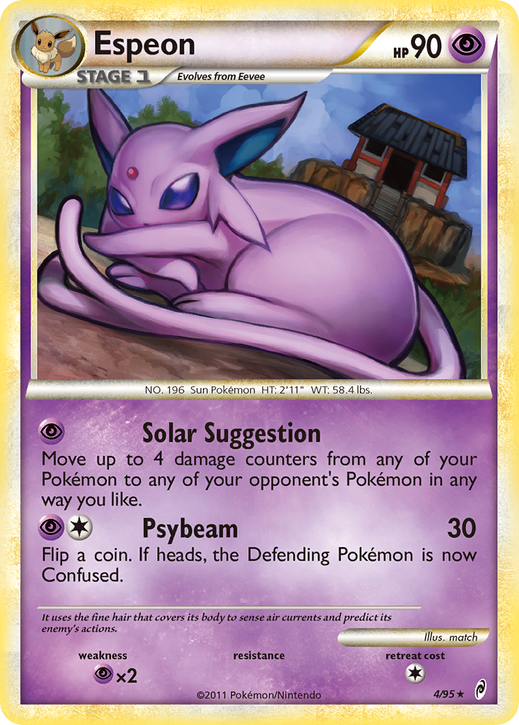 Espeon (4/95) [HeartGold & SoulSilver: Call of Legends] | Anubis Games and Hobby