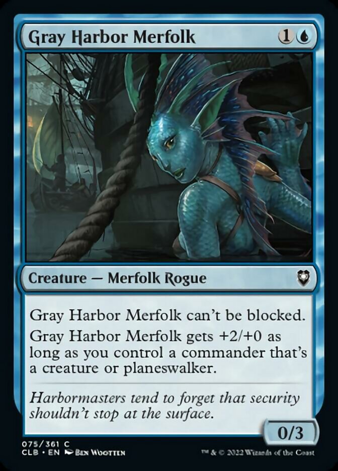 Gray Harbor Merfolk [Commander Legends: Battle for Baldur's Gate] | Anubis Games and Hobby