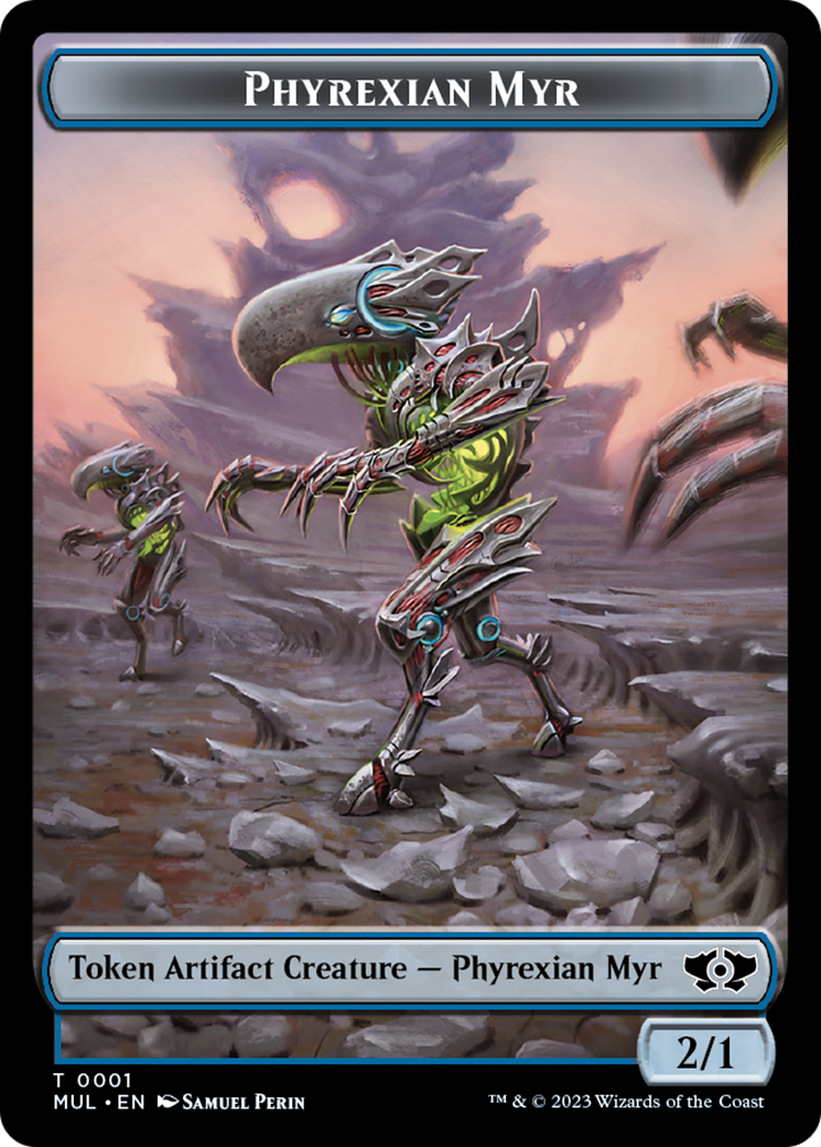 Phyrexian Myr Token [Multiverse Legends Tokens] | Anubis Games and Hobby