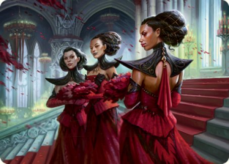 Olivia's Attendants Art Card [Innistrad: Crimson Vow Art Series] | Anubis Games and Hobby