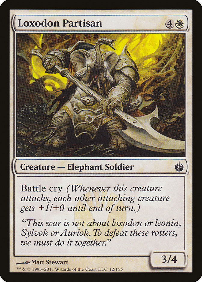 Loxodon Partisan [Mirrodin Besieged] | Anubis Games and Hobby