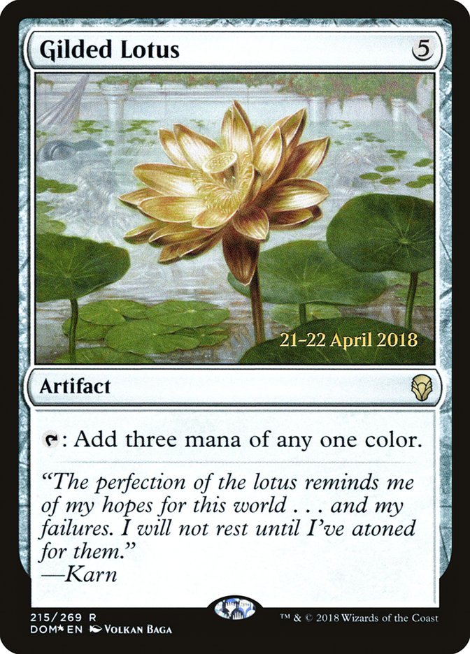 Gilded Lotus [Dominaria Prerelease Promos] | Anubis Games and Hobby