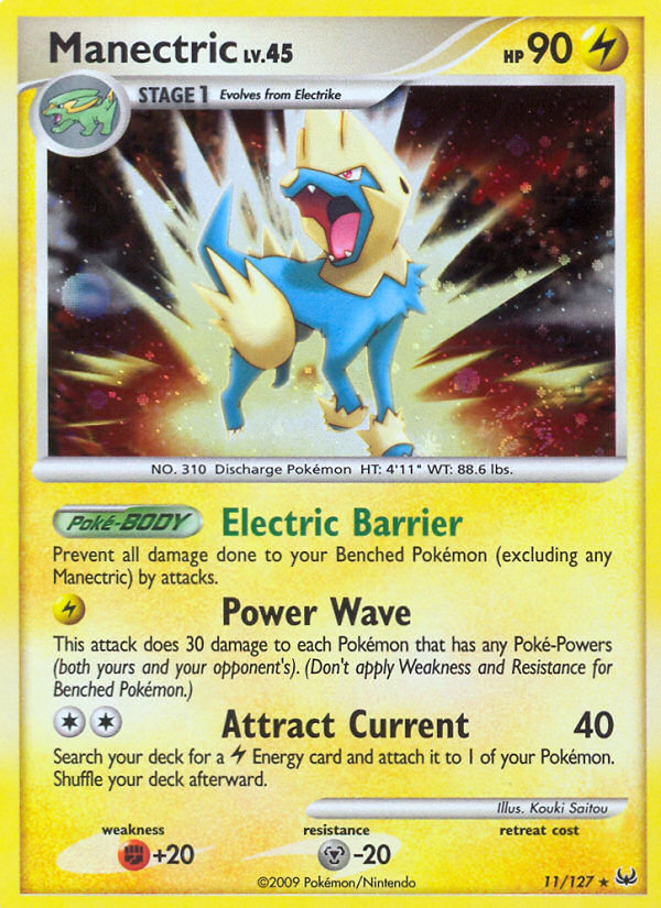 Manectric (11/127) [Platinum: Base Set] | Anubis Games and Hobby