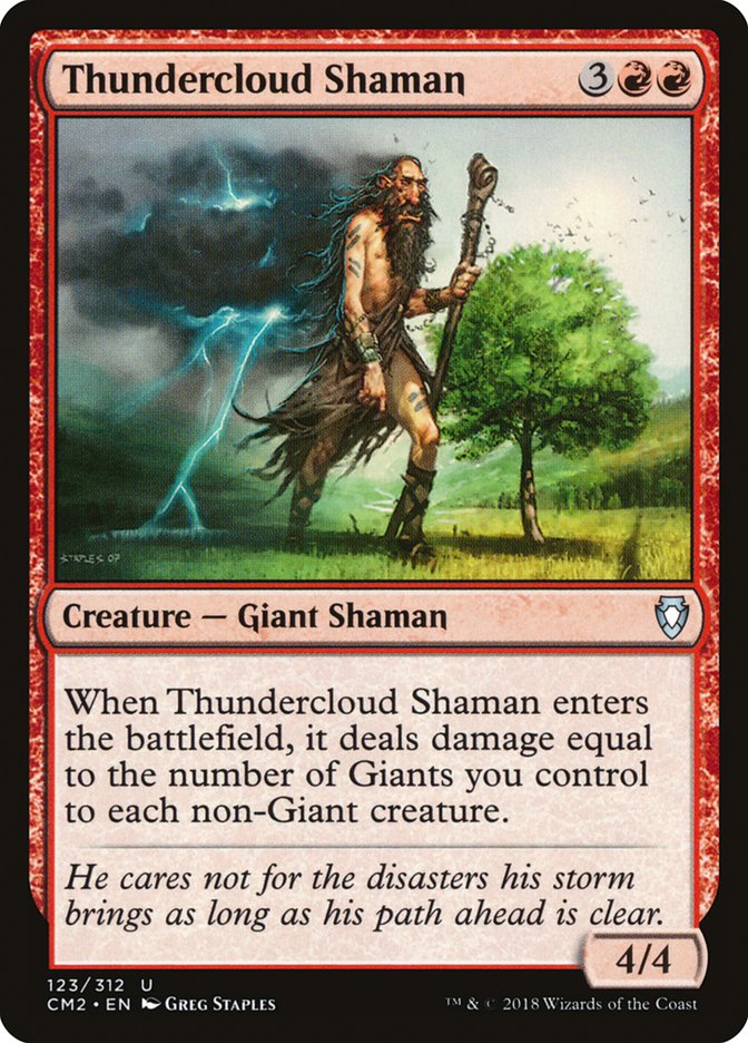 Thundercloud Shaman [Commander Anthology Volume II] | Anubis Games and Hobby