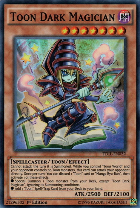 Toon Dark Magician [TDIL-EN032] Super Rare | Anubis Games and Hobby