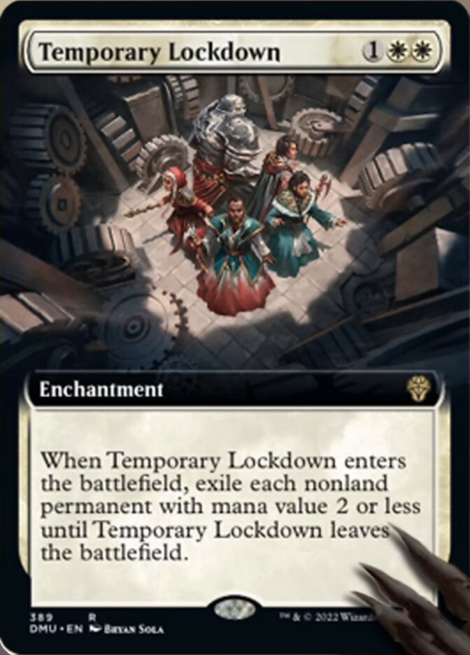 Temporary Lockdown (Extended Art) [Dominaria United] | Anubis Games and Hobby