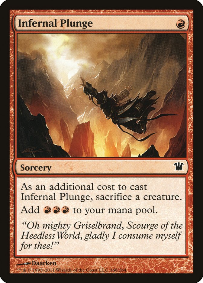 Infernal Plunge [Innistrad] | Anubis Games and Hobby