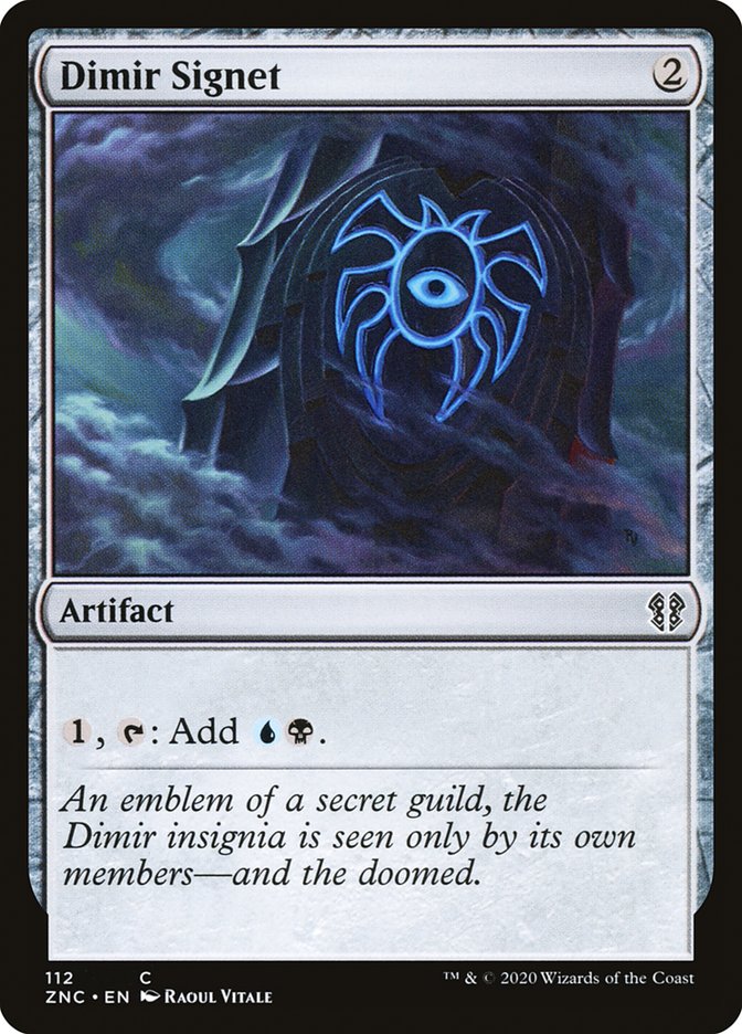Dimir Signet [Zendikar Rising Commander] | Anubis Games and Hobby
