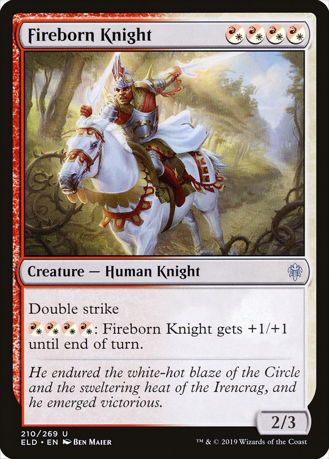 Fireborn Knight [Throne of Eldraine] | Anubis Games and Hobby