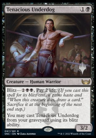 Tenacious Underdog (Promo Pack) [Streets of New Capenna Promos] | Anubis Games and Hobby