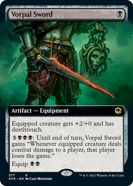 Vorpal Sword (Extended Art) [Dungeons & Dragons: Adventures in the Forgotten Realms] | Anubis Games and Hobby