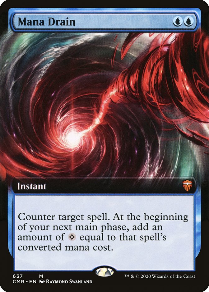 Mana Drain (Extended Art) [Commander Legends] | Anubis Games and Hobby