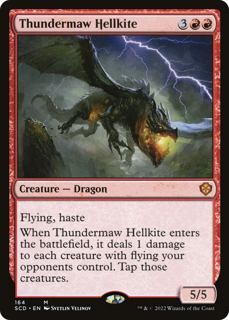 Thundermaw Hellkite [Starter Commander Decks] | Anubis Games and Hobby