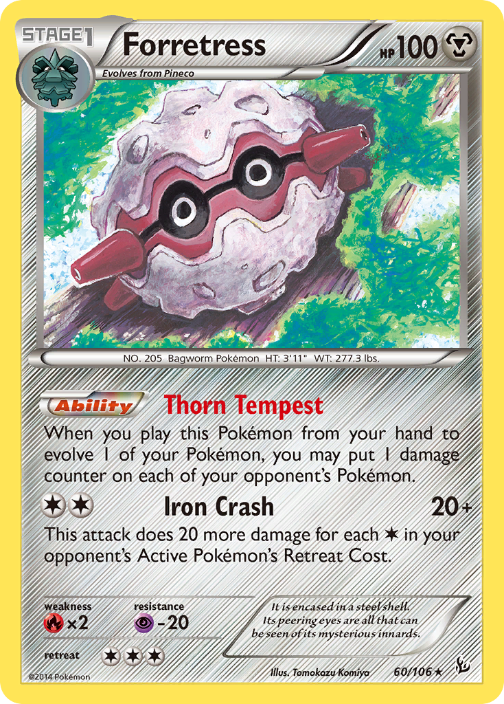 Forretress (60/106) [XY: Flashfire] | Anubis Games and Hobby