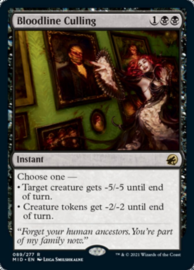 Bloodline Culling [Innistrad: Midnight Hunt] | Anubis Games and Hobby