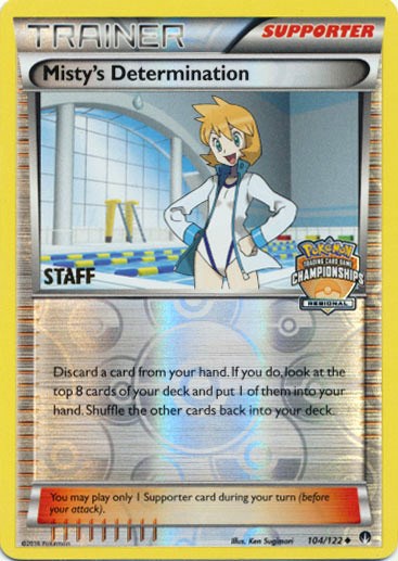 Misty's Determination (104/122) (Regional Championship Promo Staff) [XY: BREAKpoint] | Anubis Games and Hobby