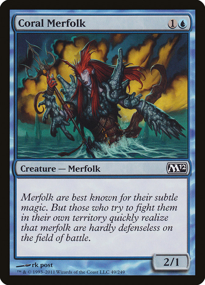 Coral Merfolk [Magic 2012] | Anubis Games and Hobby