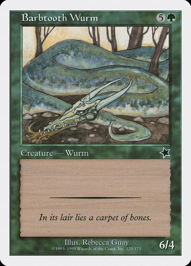 Barbtooth Wurm [Starter 1999] | Anubis Games and Hobby