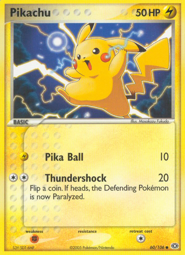 Pikachu (60/106) [EX: Emerald] | Anubis Games and Hobby