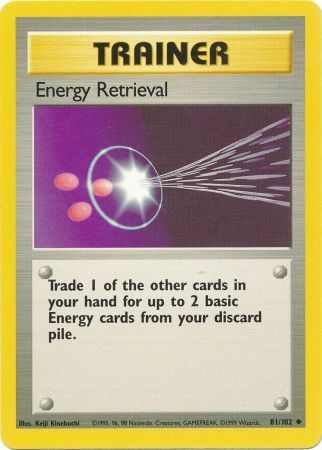 Energy Retrieval (81/102) [Base Set Unlimited] | Anubis Games and Hobby