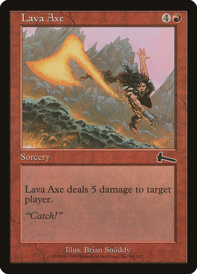 Lava Axe [Urza's Legacy] | Anubis Games and Hobby