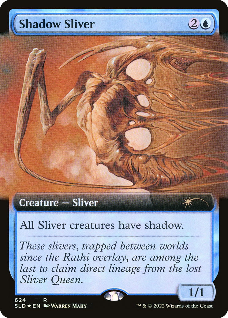 Shadow Sliver (Extended Art) [Secret Lair Drop Promos] | Anubis Games and Hobby