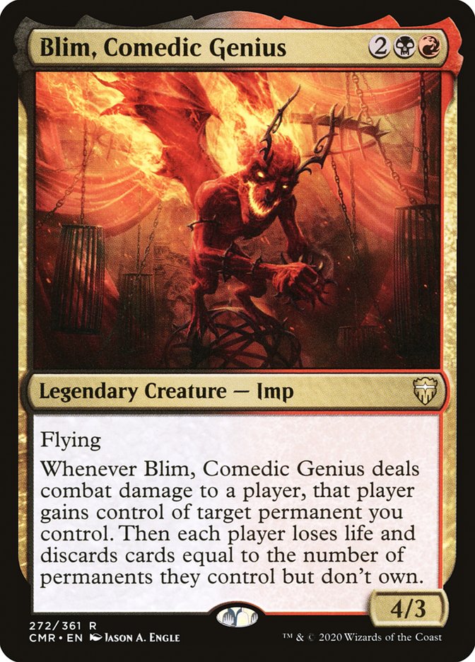 Blim, Comedic Genius [Commander Legends] | Anubis Games and Hobby